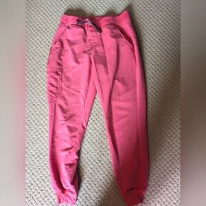 Figs regular waist joggers (rose size M)